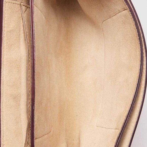 Chloe Red Leather and Suede Small Faye Crossbody Bag - Picture 9 of 12